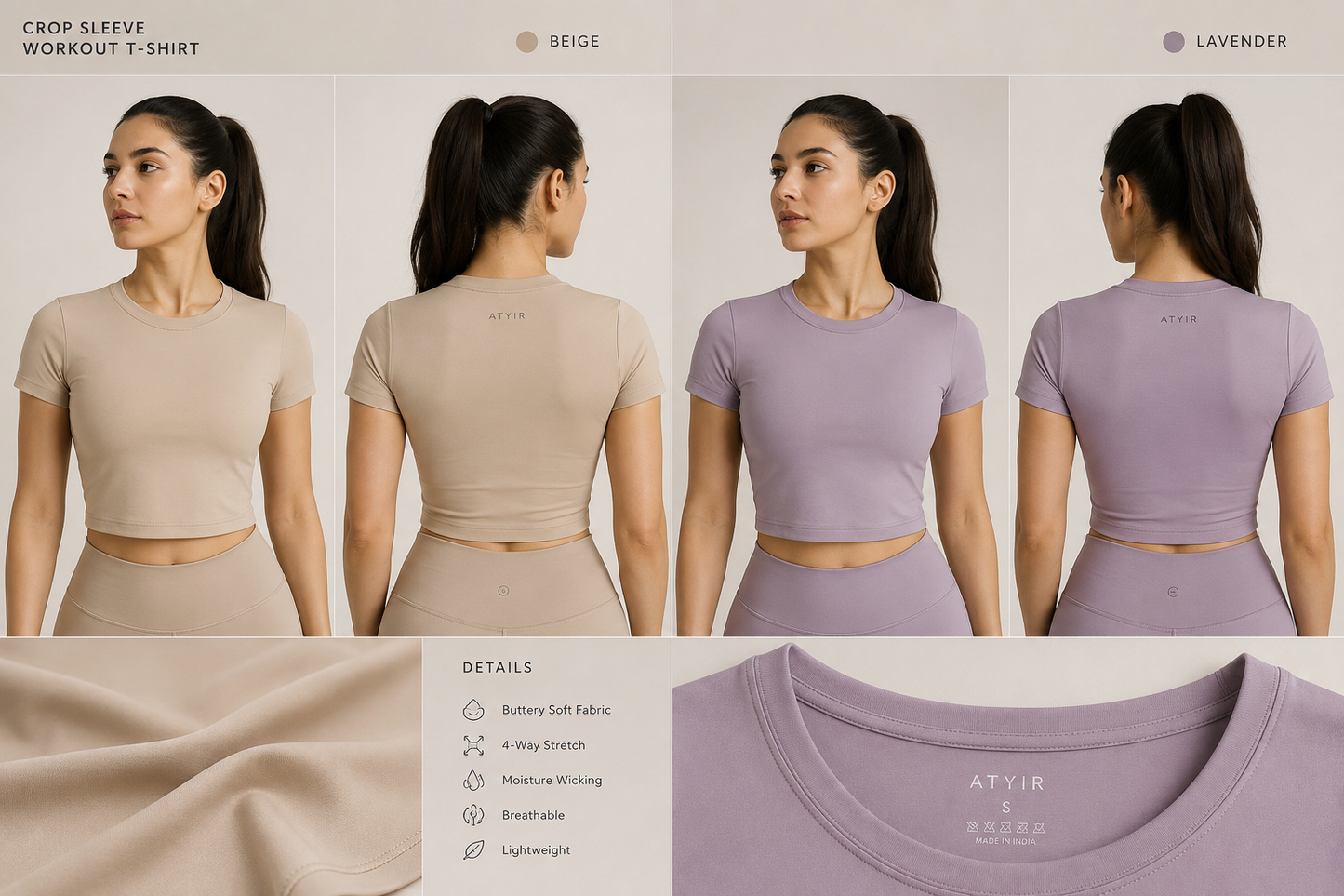 MUTED LAVENDER THE ROAM CONTOUR TEE